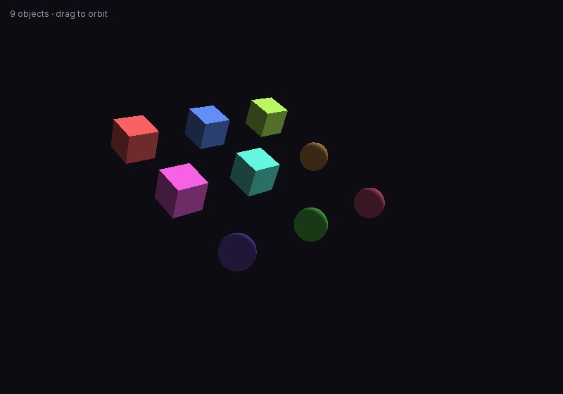 3D Scene Editor preview